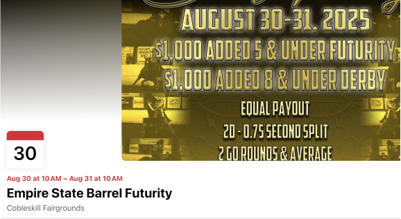 Barrel Futurity