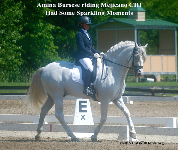 Amina Bursese riding Mejicano CIII 