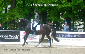 Alix Szepesi with Douceur 