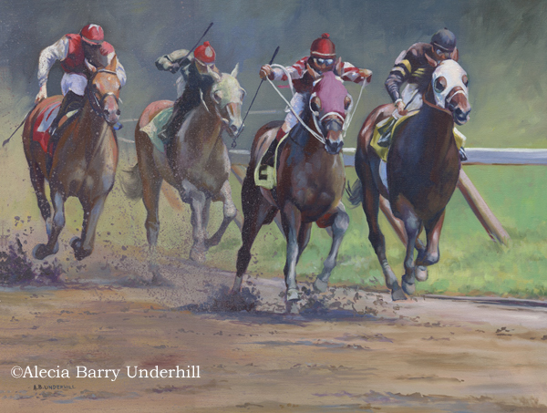 Top of the Stretch by Alecia Barry Underhill