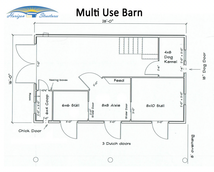 Multi-Use Horse Barn